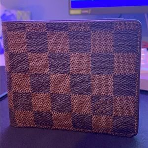 Louis Vuitton Damier Ebene Canvas Wallet